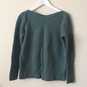 Madewell blue/green pullover sweater, size S.